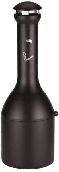 Rubbermaid - 4.1 Gal Stainless Steel Cigarette & Cigar Receptacle - 13" Wide x 39" High - Apex Tool & Supply