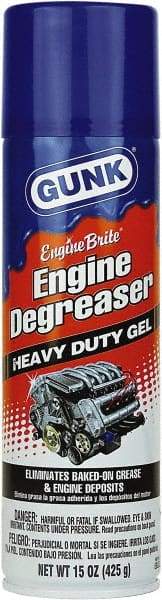 Gunk - Hydrocarbon Fluid Engine Cleaner/Degreaser - 22 oz Aerosol Can - Apex Tool & Supply