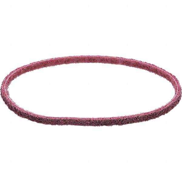 Dynabrade - 1/4" Wide x 24" OAL, Aluminum Oxide Abrasive Belt - Aluminum Oxide, Medium, Nonwoven, Cloth Backing, Wet/Dry - Apex Tool & Supply