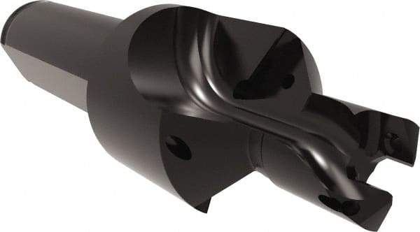 Allied Machine and Engineering - 11 to 12mm Diam, Straight Shank, 15.88mm Body Shank Diam, Combo Chamfer and Countersink Drill - TCMT 110204 Insert, 90.09mm OAL - Apex Tool & Supply