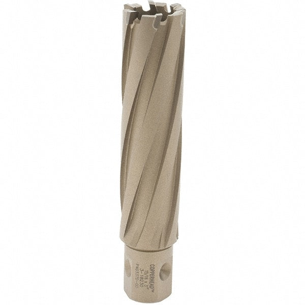 Hougen - 15/16" Diam x 3" Deep Carbide-Tipped Annular Cutter - Apex Tool & Supply