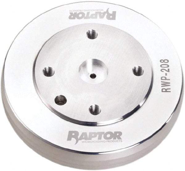 Raptor Workholding - 7.95" Jaw Width, 1-1/2" High Riser - For Use with 4 & 5 Axis Workholding Systems - Apex Tool & Supply