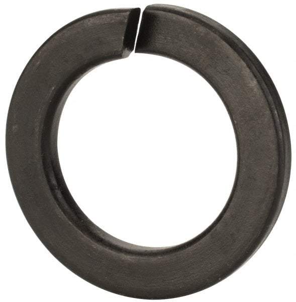 Value Collection - M22, 22.5mm ID, 35.9mm OD, 4mm Thick Split Lock Washer - Grade 8 Spring Steel, Uncoated, 22.5mm Min ID, 23.5mm Max ID - Apex Tool & Supply