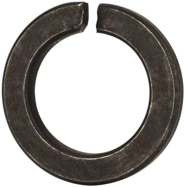 Value Collection - M30, 30.5mm ID, 48.2mm OD, 6mm Thick Split Lock Washer - Grade 8 Spring Steel, Uncoated, 30.5mm Min ID, 31.7mm Max ID - Apex Tool & Supply
