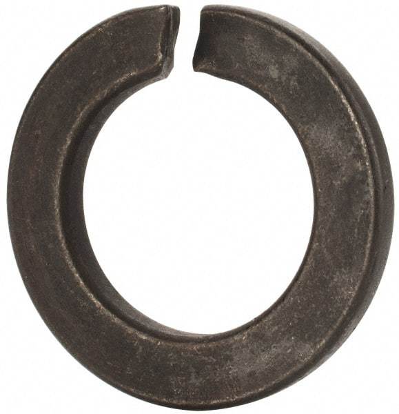 Value Collection - M33, 33.5mm ID, 55.2mm OD, 6mm Thick Split Lock Washer - Grade 8 Spring Steel, Uncoated, 33.5mm Min ID, 34.7mm Max ID, 55.2mm Min OD, 53.2mm Max OD - Apex Tool & Supply