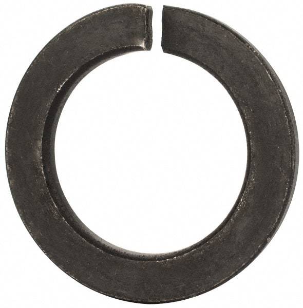 Value Collection - M48, 49mm ID, 75mm OD, 7mm Thick Split Lock Washer - Grade 8 Spring Steel, Uncoated, 49mm Min ID, 50.5mm Max ID - Apex Tool & Supply