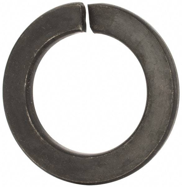 Value Collection - M52, 53mm ID, 83mm OD, 8mm Thick Split Lock Washer - Grade 8 Spring Steel, Uncoated, 53mm Min ID, 54.5mm Max ID - Apex Tool & Supply