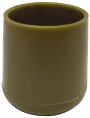 NPS - Blue Replacement Glides - For Folding Chairs with 7/8" Tubular Steel - Apex Tool & Supply