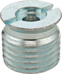 Umeta - Straight Head Angle, 1/4 NPTF Steel Flush-Style Grease Fitting - 9/16" Overall Height, Zinc Plated Finish - Apex Tool & Supply