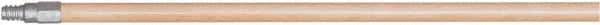 Harper Brush - 60 x 15/16" Wood Squeegee Handle - Threaded Connection, Tan - Apex Tool & Supply