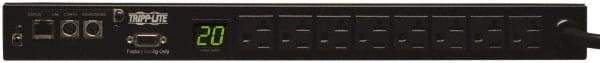 Tripp-Lite - 8 Outlets, 120 VAC20 Amps, 10' Cord, Power Outlet Strip - Rack Mount, 5-15/20R NEMA Configuration, 19" Strip - Apex Tool & Supply