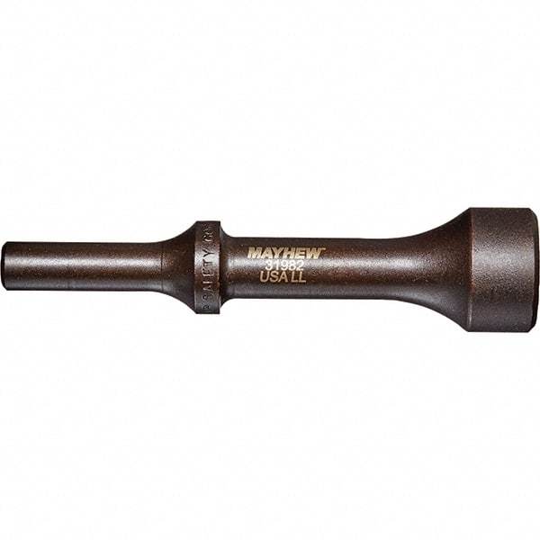 Mayhew - 1" Head Width, 4-1/4" OAL, Pneumatic Hammer - Round Drive, Round Shank, Steel - Apex Tool & Supply