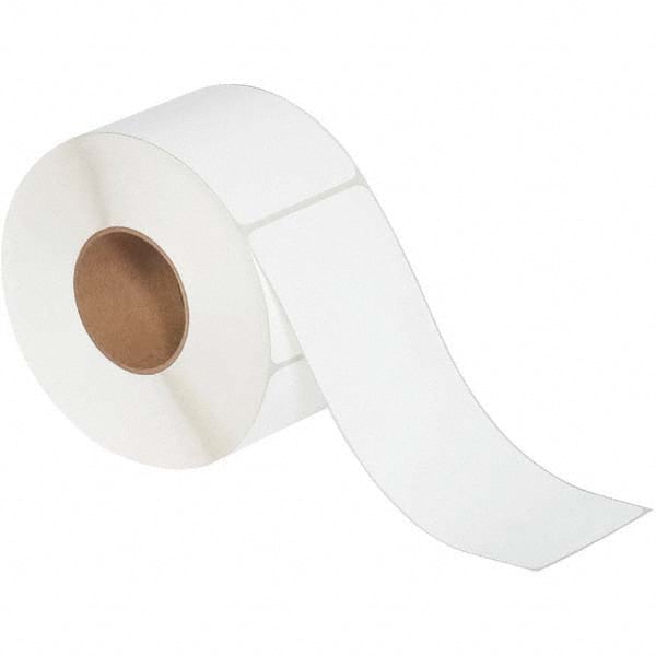 Value Collection - Pack of 4 Rolls, 600 Labels per Roll, 4" x 10" White Matte Coated Facestock Thermal Labels - Apex Tool & Supply
