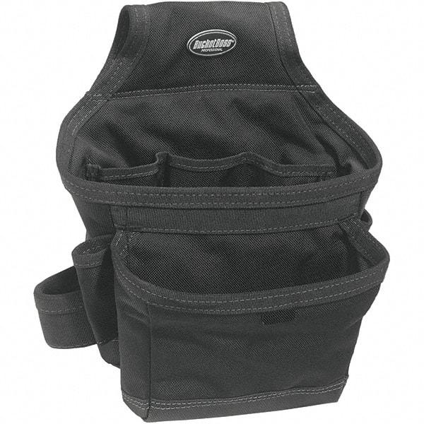 Bucket Boss - 11 Pocket General Purpose Holster - Ballistic Nylon, Black - Apex Tool & Supply