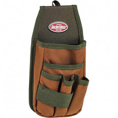 Bucket Boss - 5 Pocket General Purpose Holster - Polyester, Brown & Green - Apex Tool & Supply