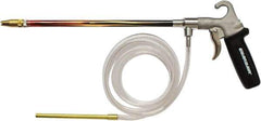 Guardair - 120 Max psi Brass Syphon Spray Gun - 1/4 NPT Inlet, 12" Tube Length, Aluminum Body/Brass Nozzle - Apex Tool & Supply