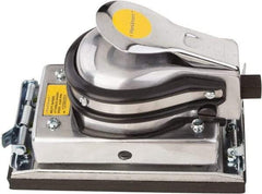Value Collection - 8,000 OPM, 4 CFM Air Consumption, 90 psi Air Pressure, Palm Air Orbital Sander - Rectangular Pad, 1/4 NPT Inlet - Apex Tool & Supply