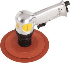 Value Collection - 16,000 OPM, 4 CFM Air Consumption, 90 psi Air Pressure, Palm Air Orbital Sander - Round Pad, 1/4 NPT Inlet - Apex Tool & Supply