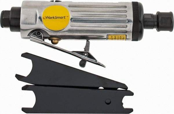 Value Collection - 1/4" Collet, Straight Handle, Air Straight Die Grinder - 22,000 RPM, Rear Exhaust, 4 CFM, 0.45 hp, 90 psi, 1/4 NPT Inlet - Apex Tool & Supply