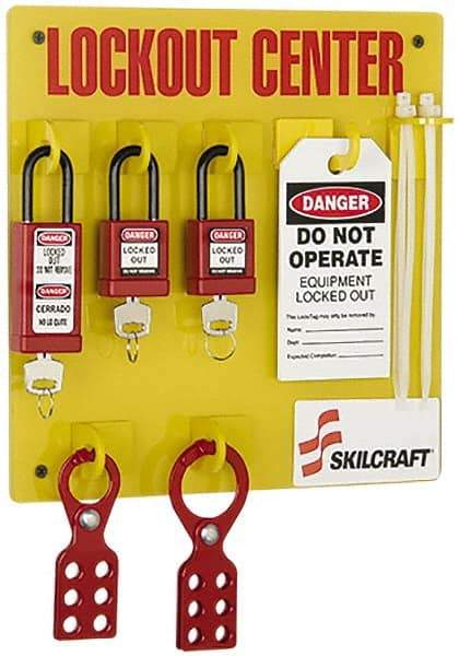 Ability One - Equipped Lockout Device & Tag Station - Apex Tool & Supply