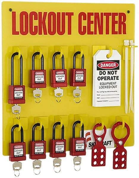 Ability One - Equipped Lockout Device & Tag Station - Apex Tool & Supply