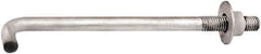 Value Collection - 3/4-10, 30" OAL Bent Anchor Bolt - Grade 2 Steel - Apex Tool & Supply
