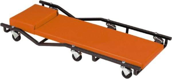 Whiteside - 570 Lb Capacity, 6 Wheel Creeper - Steel, 40" Long x 3-3/4" High x 17" Wide - Apex Tool & Supply