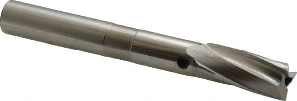 Cleveland - 9/16" Diam, 1/2" Shank, Diam, 3 Flutes, Straight Shank, Interchangeable Pilot Counterbore - Apex Tool & Supply