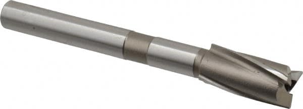 Cleveland - 23/32" Diam, 1/2" Shank, Diam, 3 Flutes, Straight Shank, Interchangeable Pilot Counterbore - Apex Tool & Supply