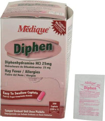 Medique - Diphen Tablets - Cold & Allergy Relief - Apex Tool & Supply