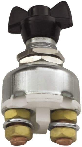 Battery Doctor - 1 Position, 12 Volt, 100 Continuous Amp, Inline Battery Switch - Battery Knife Switch Sequence, 1 Switch, Gold - Apex Tool & Supply