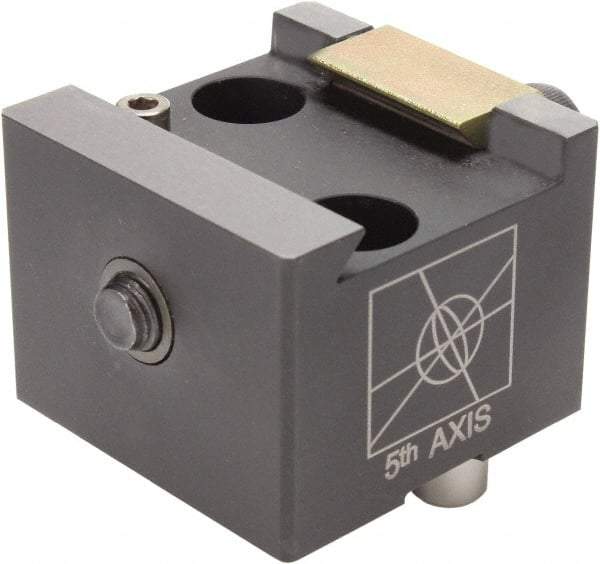 5th Axis - 3,800 Lb Holding Force Single Vise Wedge Clamp - 28 to 32 HRC, 2" Minimum Jaw Spread, 20 Lb/Ft Torque, 3/8-16 x 2-1/2 Screw Thread - Apex Tool & Supply