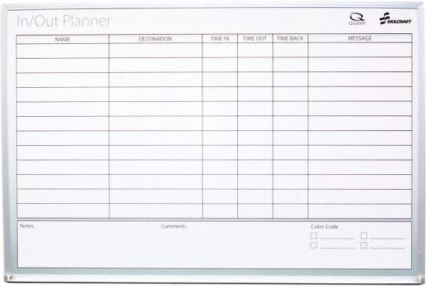 Ability One - 2" High x 29" Wide Dry Erase - Non-Magnetic Mylar Laminated, 36" Deep - Apex Tool & Supply