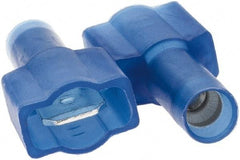 Value Collection - 16 to 14 AWG, Nylon, Fully Insulated, Male Wire Disconnect - 1/4" Wide Tab, Blue - Apex Tool & Supply