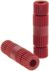 Value Collection - 24 to 18 AWG Compatible, Nylon Fully Insulated, Crimp-On Butt Splice Terminal - Red - Apex Tool & Supply