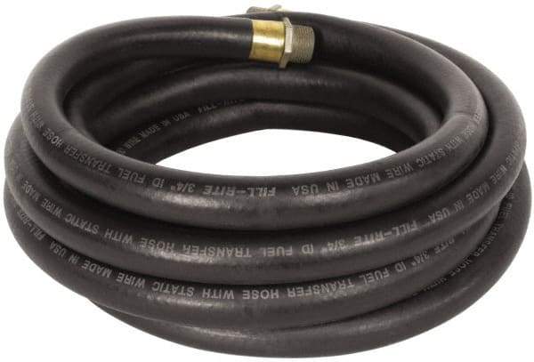 Tuthill - 3/4" ID x 3/4" OD x 20' OAL, NPT Petroleum Transfer Hose - -30 to 140°F - Apex Tool & Supply