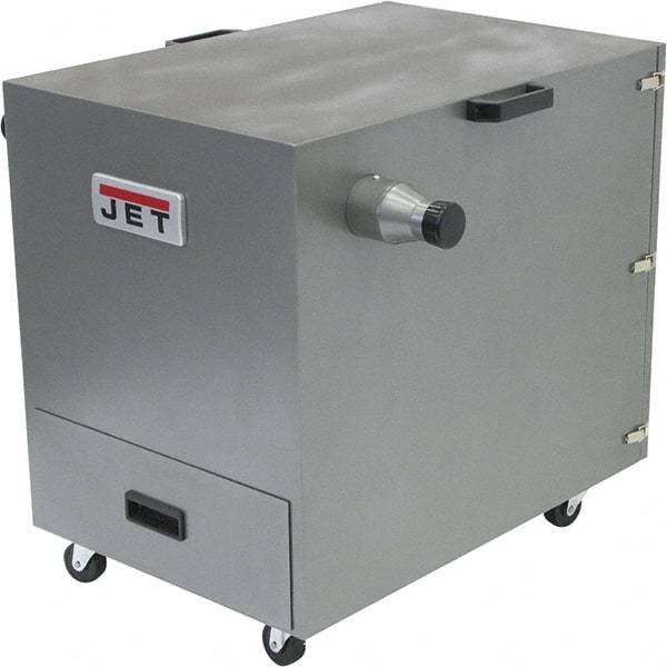 Jet - 115/230 Volt Cabinet Mount Dust Collector - 490 CFM Air Flow, 11.44" Static Pressure Water Level - Apex Tool & Supply