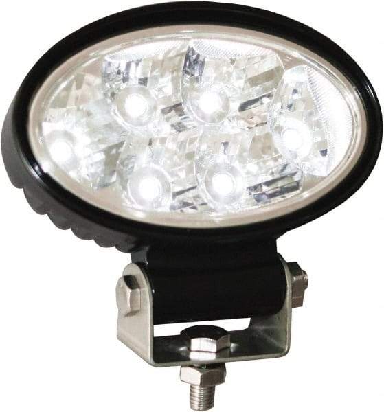 Buyers Products - 12 to 24 Volt, Clear Flood Beam Light - 1.5 Amps, 1,350 Lumens, 6 LED Lamp - Apex Tool & Supply