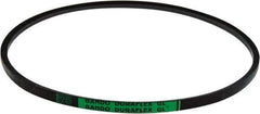 Bando - Section 4L, 1/2" Wide, 50" Outside Length, V-Belt - Rubber Compound, Black, Fractional HP, No. 4L500 - Apex Tool & Supply