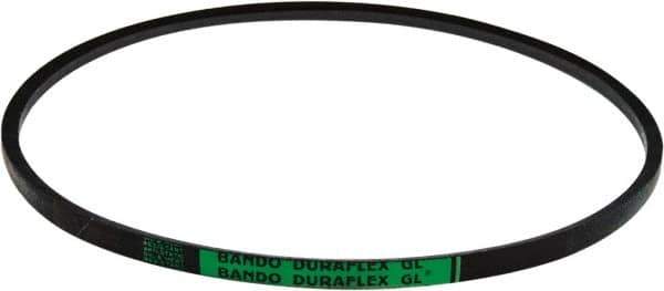 Bando - Section 3L, 3/8" Wide, 72" Outside Length, V-Belt - Black, Duraflex, No. 3L720 - Apex Tool & Supply