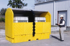 UltraTech - IBC Storage Lockers Type: IBC Pallet Number of Totes: 2 - Apex Tool & Supply