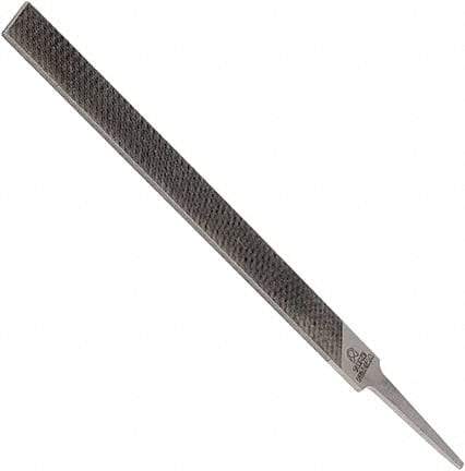 Anglo American - 12" Long, Bastard Cut, Mill American-Pattern File - Single Cut, 0.2" Overall Thickness, Tang - Apex Tool & Supply