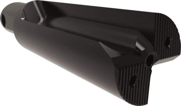 Allied Machine and Engineering - 140mm Max Drill Depth, 2.2xD, 2.2" Diam, Indexable Insert Drill - 4 Inserts, 40mm Shank Diam, Straight Shank - Apex Tool & Supply