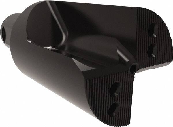 Allied Machine and Engineering - 102mm Max Drill Depth, 1xD, 3.6" Diam, Indexable Insert Drill - 8 Inserts, 50mm Shank Diam, Straight Shank - Apex Tool & Supply