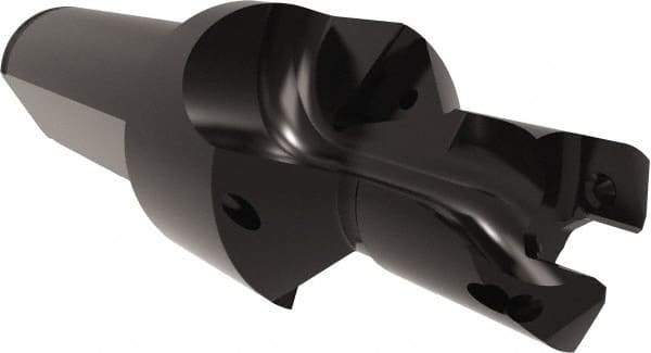 Allied Machine and Engineering - 13 to 14mm Diam, Straight Shank, 19.05mm Body Shank Diam, Combo Chamfer and Countersink Drill - TCMT 110204 Insert, 94.46mm OAL - Apex Tool & Supply
