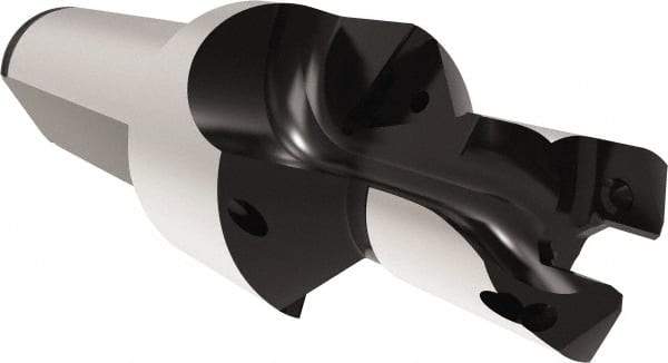 Allied Machine and Engineering - 13 to 13.99mm Diam, Straight Shank, 19.05mm Body Shank Diam, Combo Chamfer and Countersink Drill - TCMT 110204 Insert, 94.46mm OAL - Apex Tool & Supply