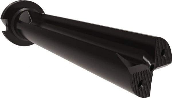 Allied Machine and Engineering - 11-3/4" Max Drill Depth, 4.5xD, 61mm Diam, Indexable Insert Drill - 2 Inserts, CAT50 Taper Shank - Apex Tool & Supply