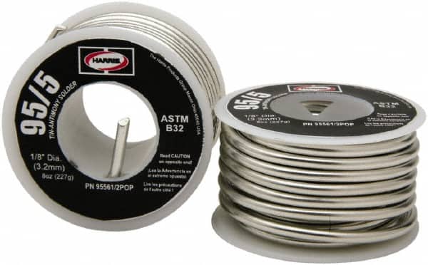 Lincoln Electric - Solder Type: Solder Diameter (Inch): 1/8 - Apex Tool & Supply