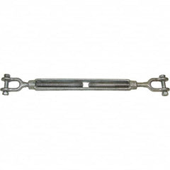 CM - 15,200 Lb Load Limit, 1-1/4" Thread Diam, 12" Take Up, Forged Steel Turnbuckle Body Turnbuckle - Apex Tool & Supply