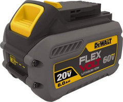 DeWALT - 60 Volt Lithium-Ion Power Tool Battery - 6 Ahr Capacity, 2 hr Charge Time, Series 20/60 FLEXVOLT - Apex Tool & Supply